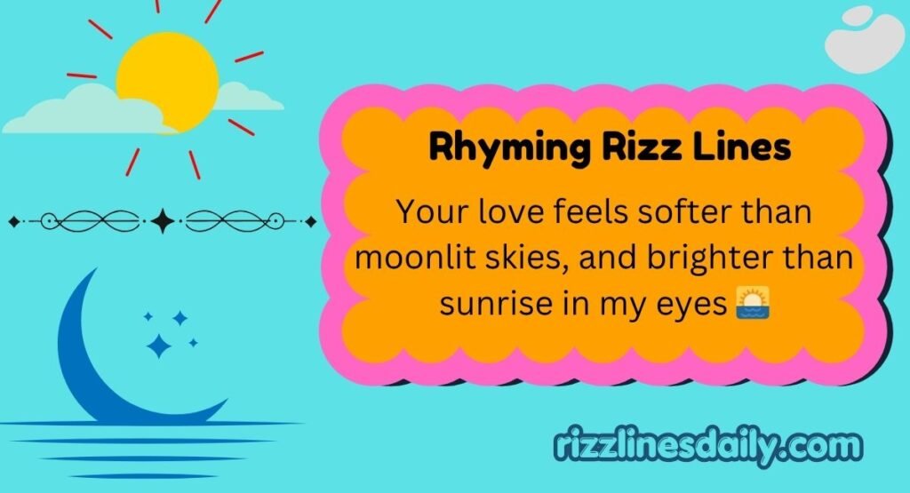 Rhyming Rizz Lines