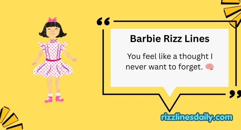 Barbie Rizz Lines