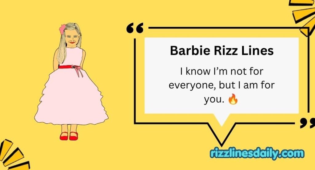 Barbie Rizz Lines