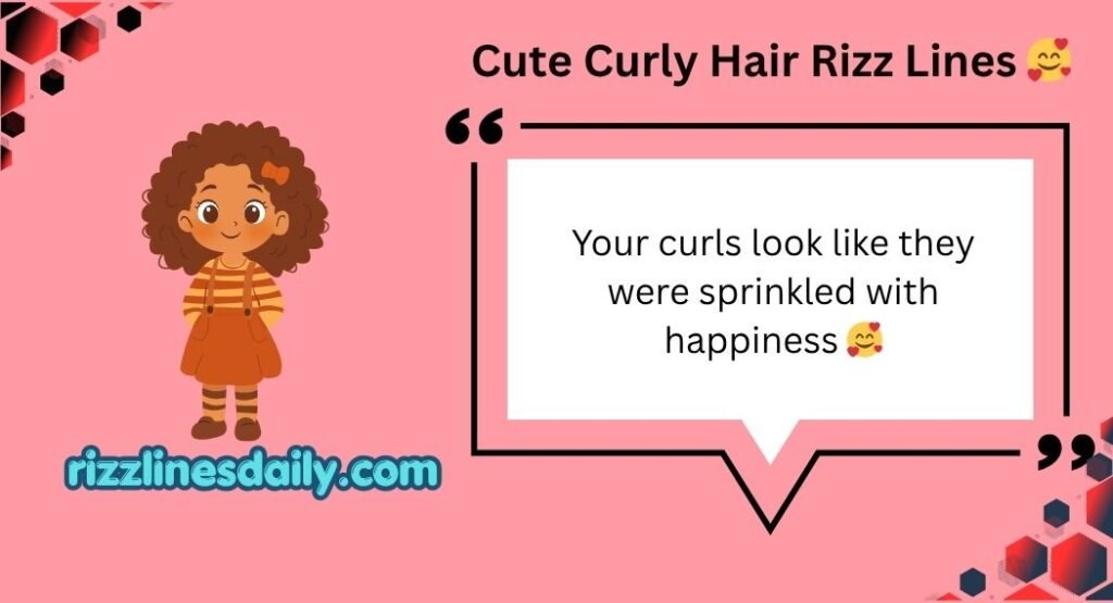Curly Hair Rizz Lines