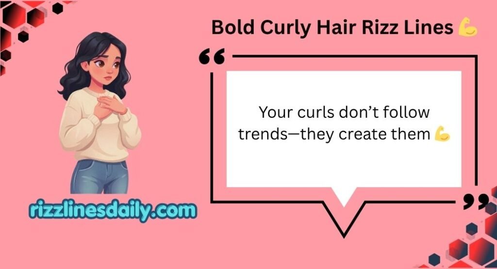Curly Hair Rizz Lines