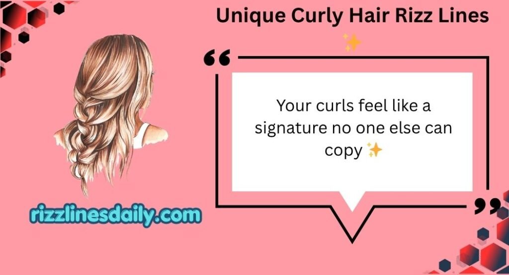 Curly Hair Rizz Lines