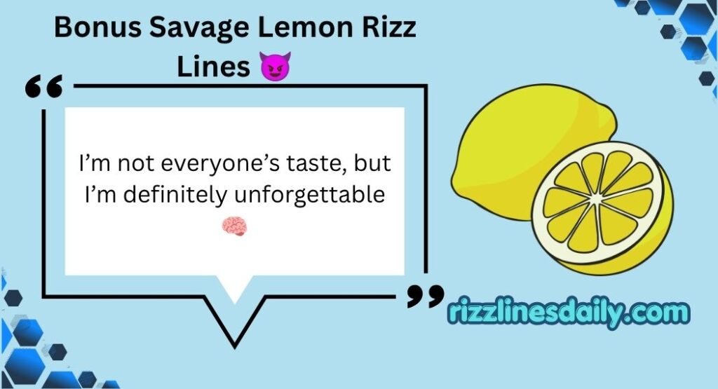 Lemon Rizz Lines