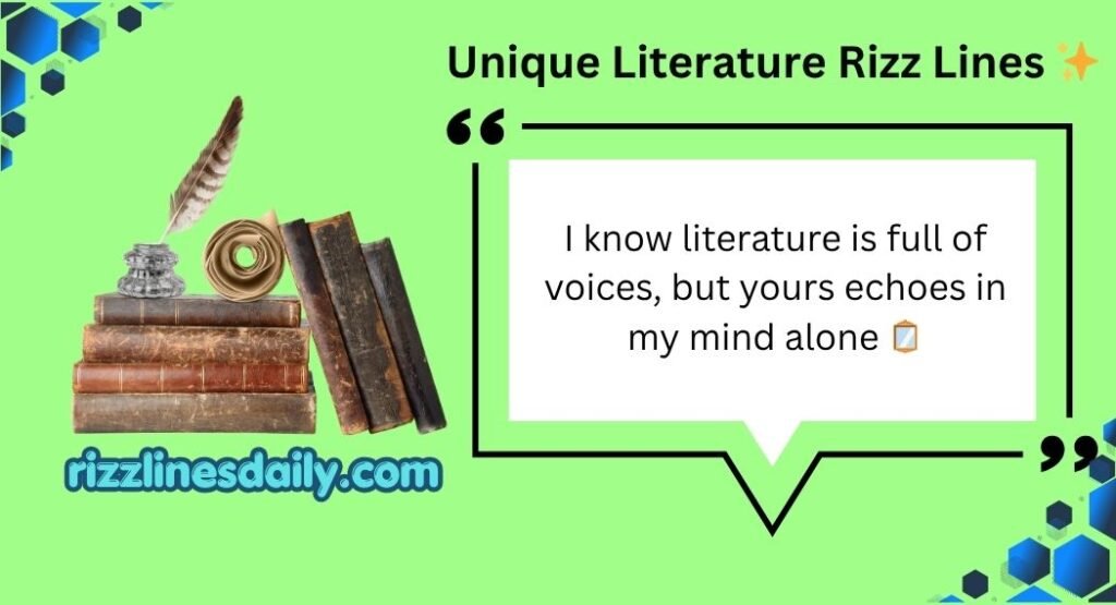 Literature Rizz Lines