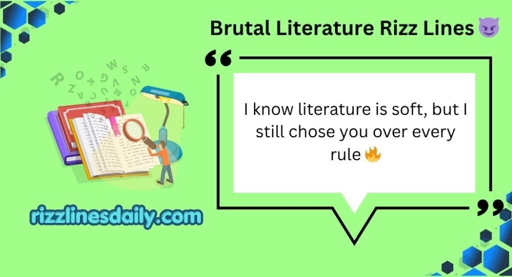Literature Rizz Lines