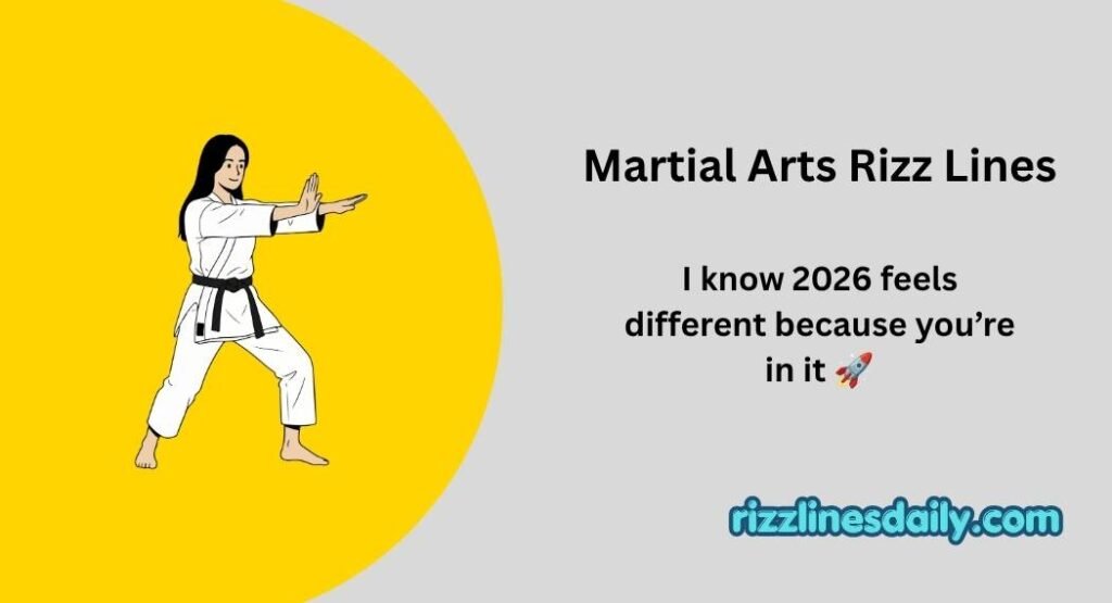 Martial Arts Rizz Lines