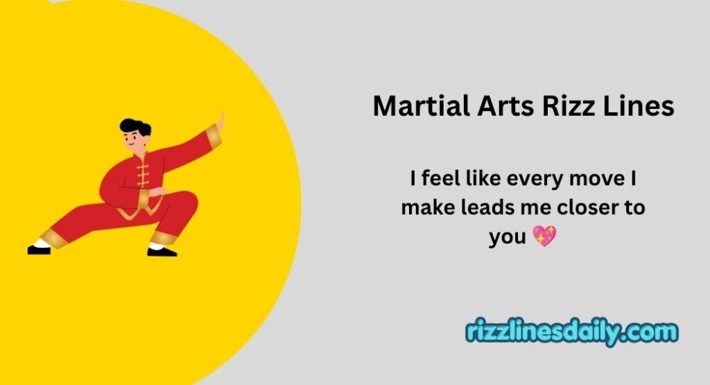 Martial Arts Rizz Lines