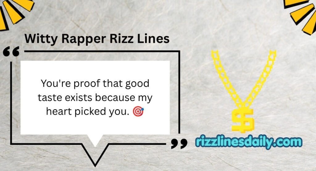 Rapper Rizz Lines