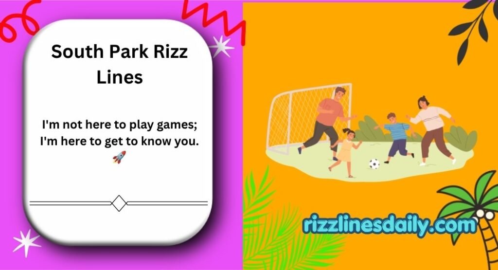 South Park Rizz Lines