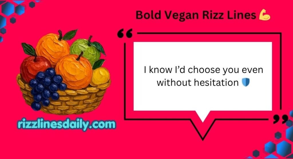 Vegan Rizz Lines