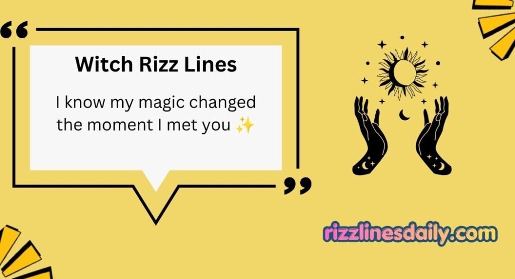 Witch Rizz Lines