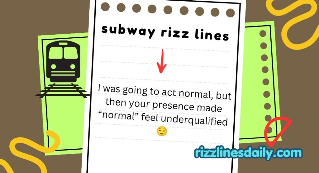 subway rizz lines