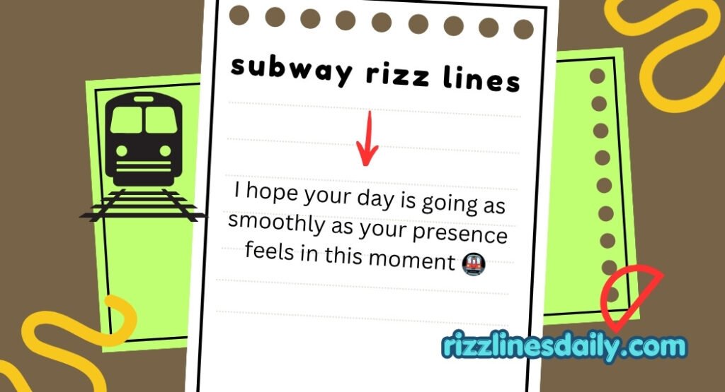 subway rizz lines