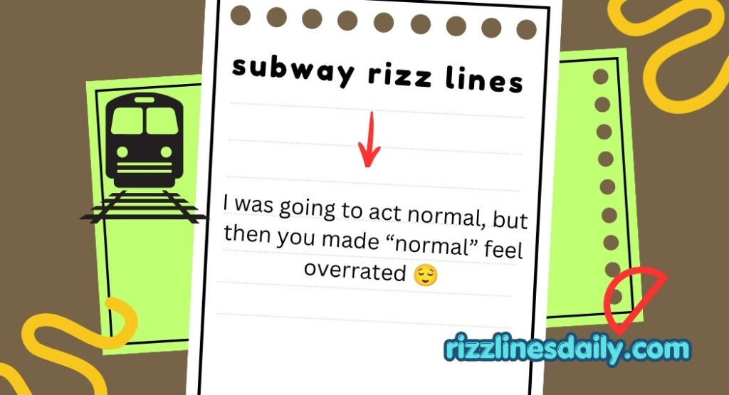 subway rizz lines