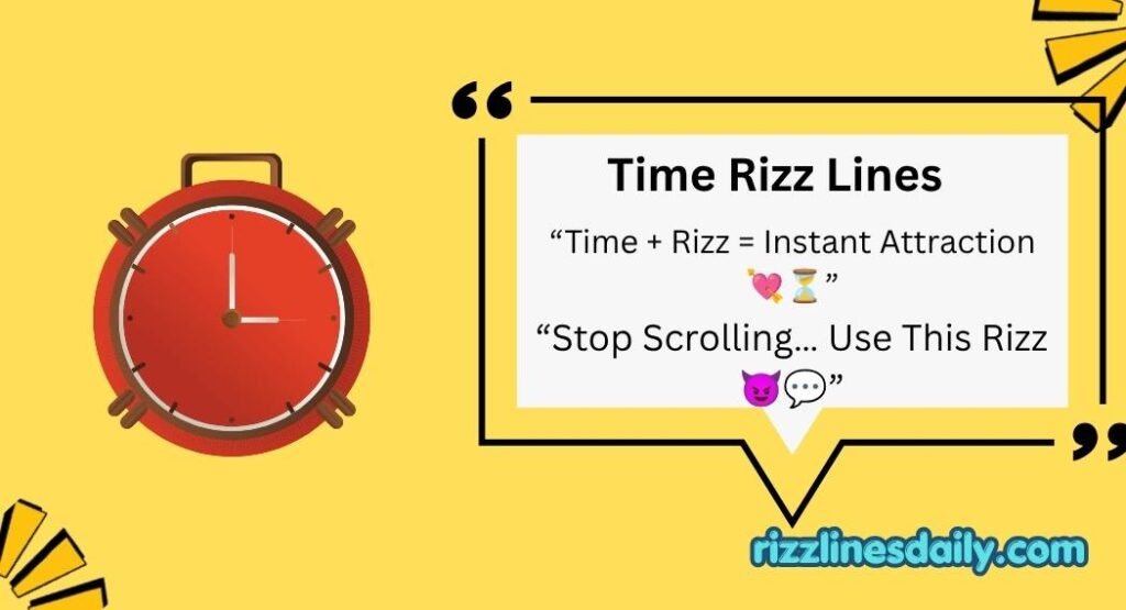 Time Rizz Lines