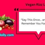 Vegan Rizz Lines